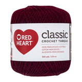 Red Heart Classic Crochet Thread Size 10 - Clearance Shades