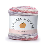 Peaches & Crème Stripey Yarn