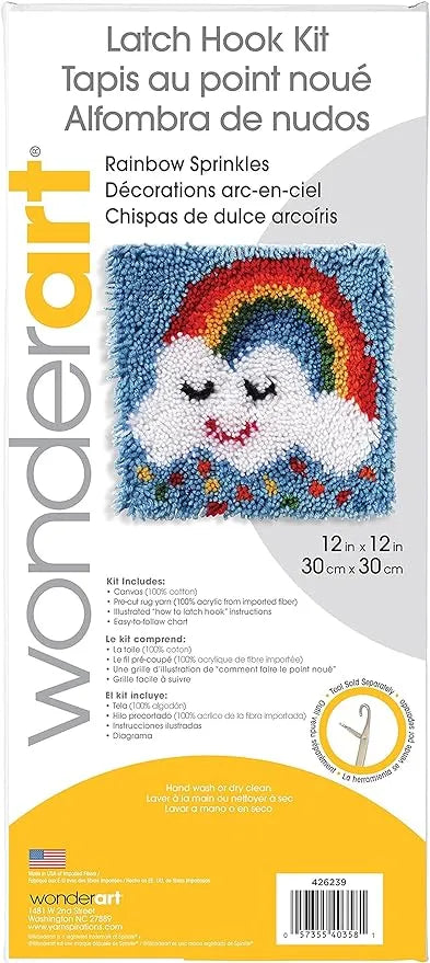 WonderArt Rainbow Sprinkles 12" x 12" - Discontinued Items