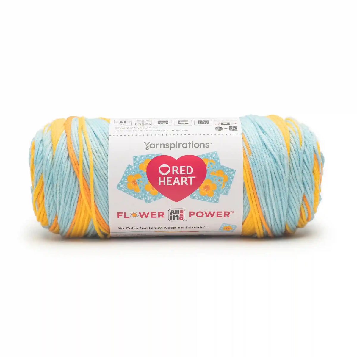 Red Heart All In One Flower Power Yarn (250g/8.8oz)