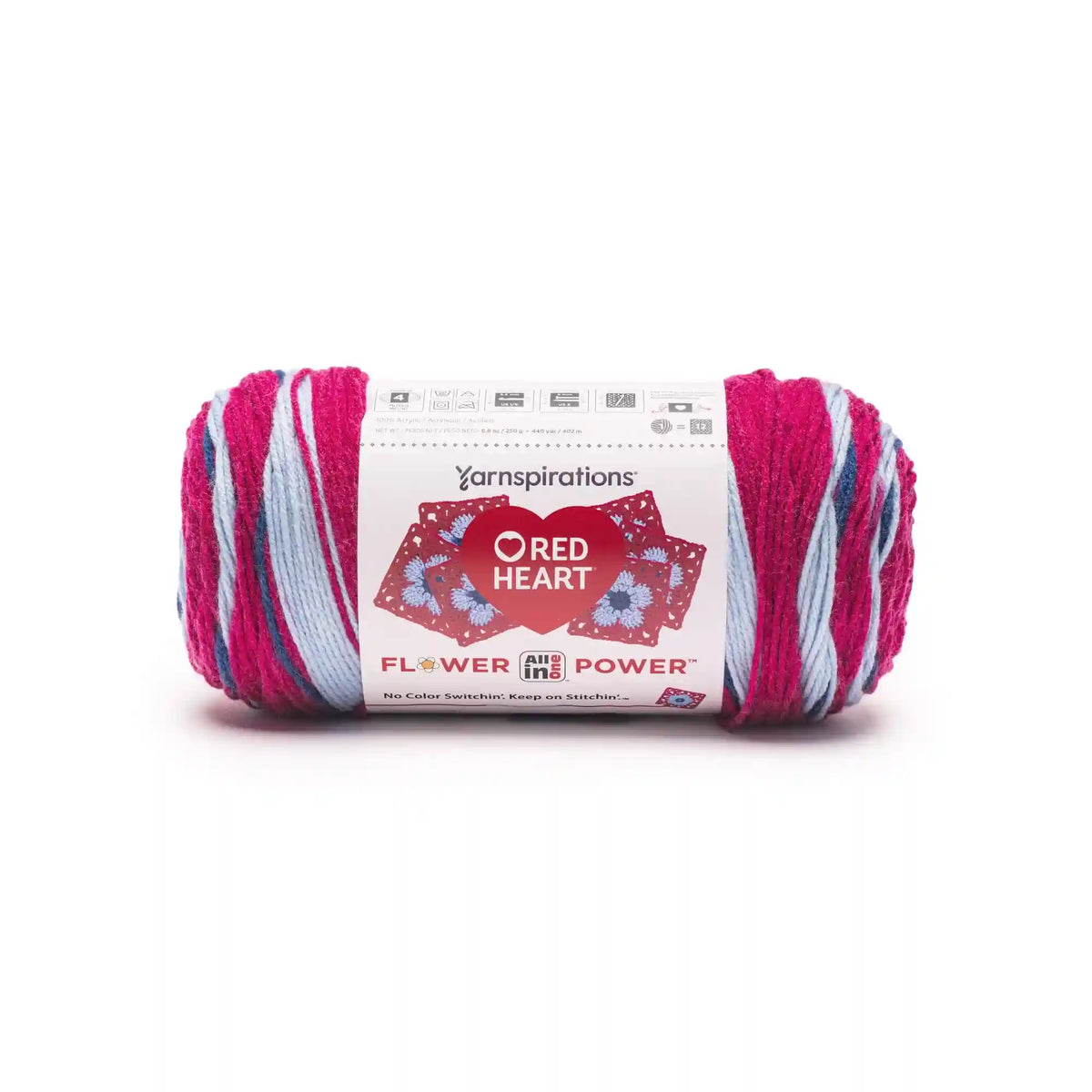 Red Heart All In One Flower Power Yarn (250g/8.8oz)