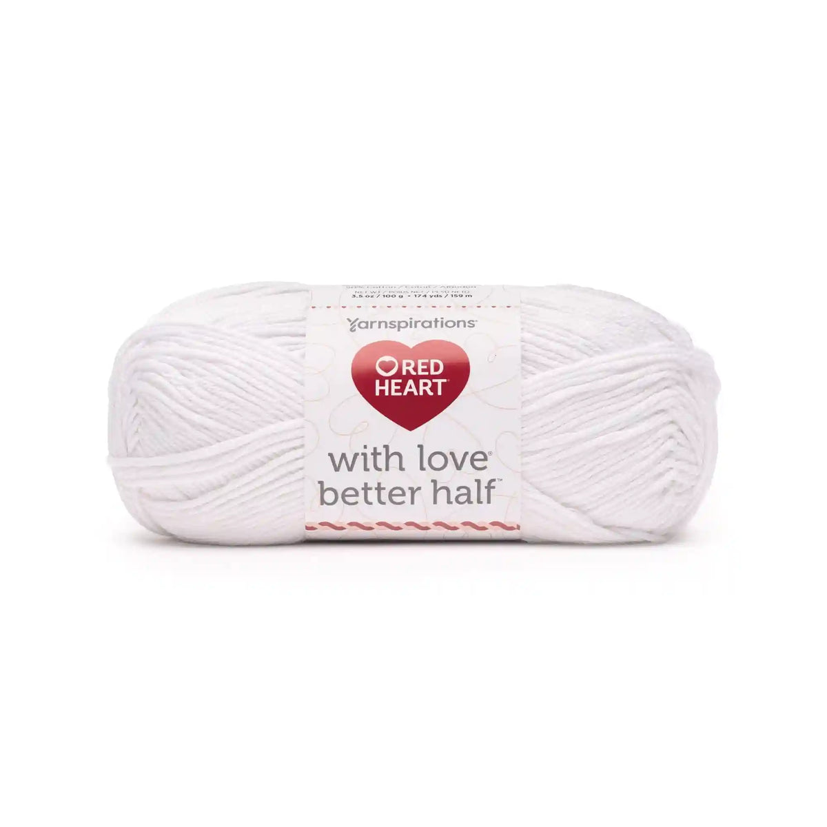 Red Heart With Love Better Half Yarn (100g/3.5oz)
