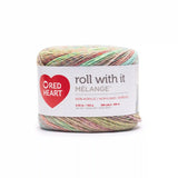 Red Heart Roll With It Melange Yarn