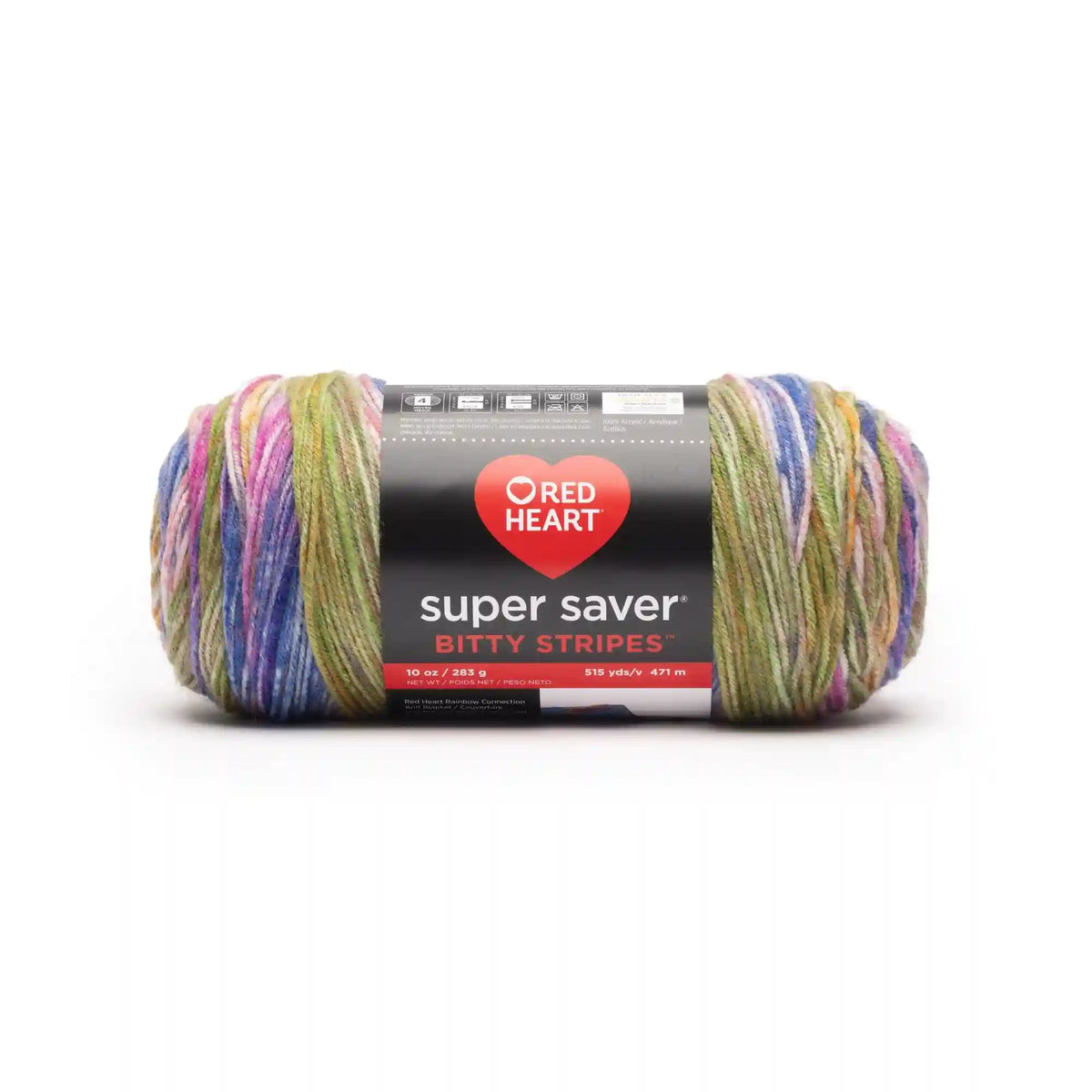 Red Heart Super Saver Bitty Stripes Yarn